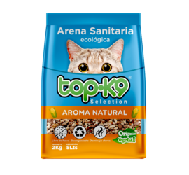 Arena Ecológica 2kg Top K9 Natural